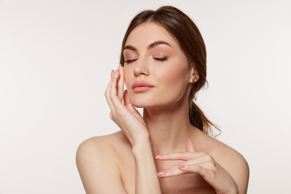 Woman with clear skin from TIXEL treatments in Walnut Creek, CA